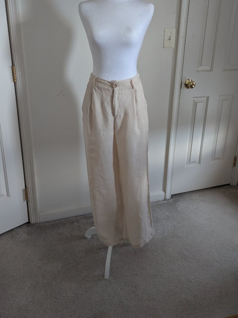 Italian Linen wide leg pants NWOT-Size Small/Medium